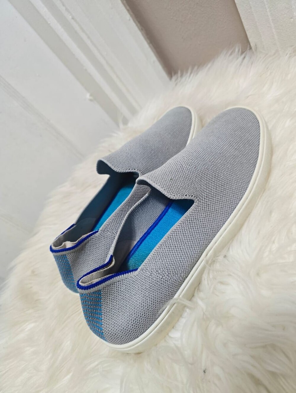 Rothy's The Original Slip On Sneaker Sand Textile Women’s US 9.5